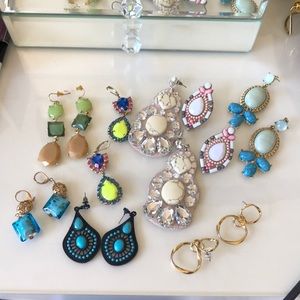 Assortment of dangle earrings
